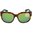 Picture of COSTA DEL MAR WATERWOMAN Green Mirror Polarized Polycarbonate Ladies Sunglasses