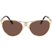 Picture of VERSACE Dark Brown Butterfly Ladies Sunglasses