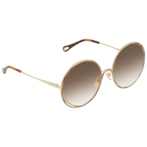 Picture of CHLOE Brown Gradient Round Ladies Sunglasses