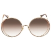 Picture of CHLOE Brown Gradient Round Ladies Sunglasses