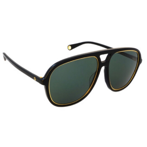 Picture of GUCCI Green Pilot Ladies Sunglasses