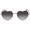 Picture of CHLOE Milane Grey Gradient Heart Ladies Sunglasses