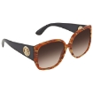 Picture of BURBERRY Brown Gradient Square Ladies Sunglasses