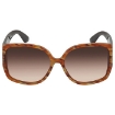 Picture of BURBERRY Brown Gradient Square Ladies Sunglasses