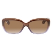 Picture of RAY-BAN RayBan Jackie Ohh Brown Gradient Rectangle Sunglasses