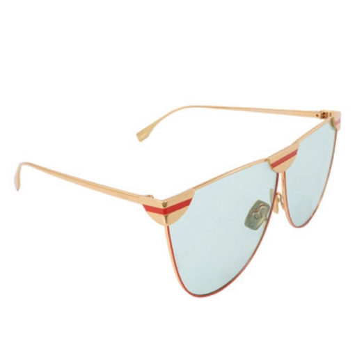 Picture of FENDI Green Shield Ladies Sunglasses