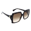 Picture of GUCCI Brown Gradient Square Ladies Sunglasses