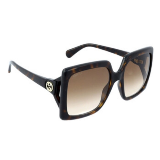 Picture of GUCCI Brown Gradient Square Ladies Sunglasses