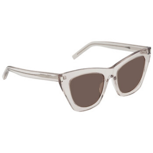 Picture of SAINT LAURENT Brown Cat Eye Ladies Sunglasses