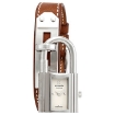 Picture of HERMES Kelly Quartz Silver Dial Brown Leather Ladies Watch
