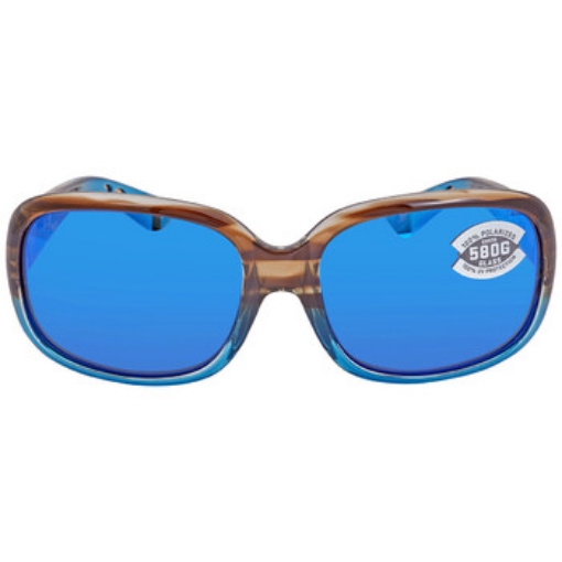 Picture of COSTA DEL MAR GANNET Blue Mirror Polarized Glass Ladies Sunglasses