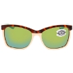 Picture of COSTA DEL MAR ANAA Green Mirror Polarized Glass Ladies Sunglasses