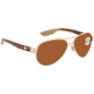 Picture of COSTA DEL MAR LORETO Copper Polarized Glass Ladies Sunglasses