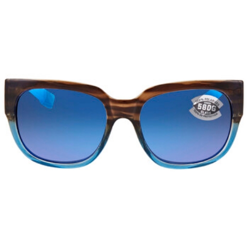 Picture of COSTA DEL MAR WATERWOMAN Blue Mirror Polarized Glass Ladies Sunglasses