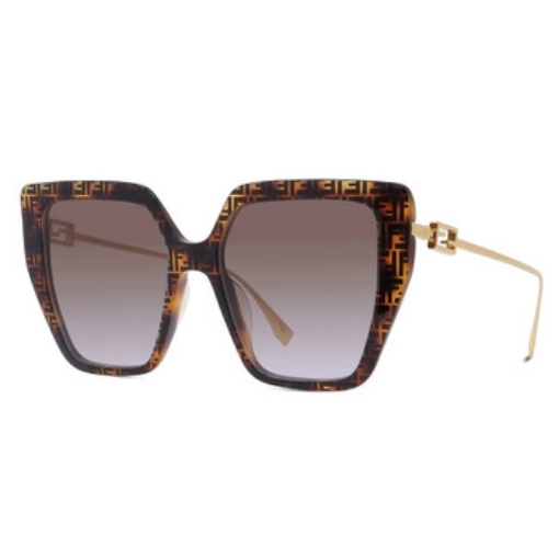 Picture of FENDI Brown Gradient Butterfly Ladies Sunglasses