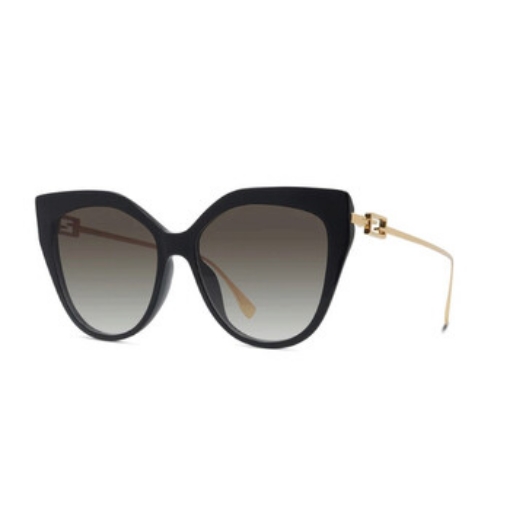 Picture of FENDI Gradient Brown Cat Eye Ladies Sunglasses