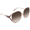 Picture of GUCCI Brown Gradient Oversized Ladies Sunglasses