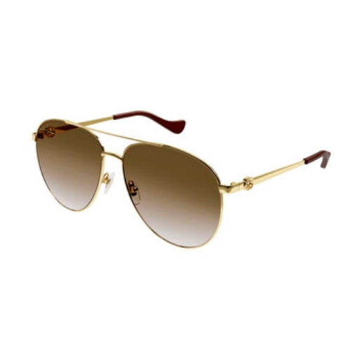 Picture of GUCCI Brown Pilot Ladies Sunglasses