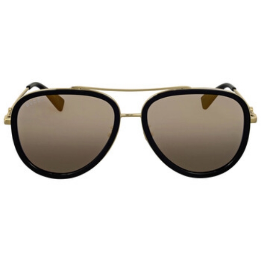 Picture of GUCCI Gold Pilot Ladies Sunglasses