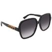 Picture of GUCCI Grey Gradient Square Ladies Sunglasses