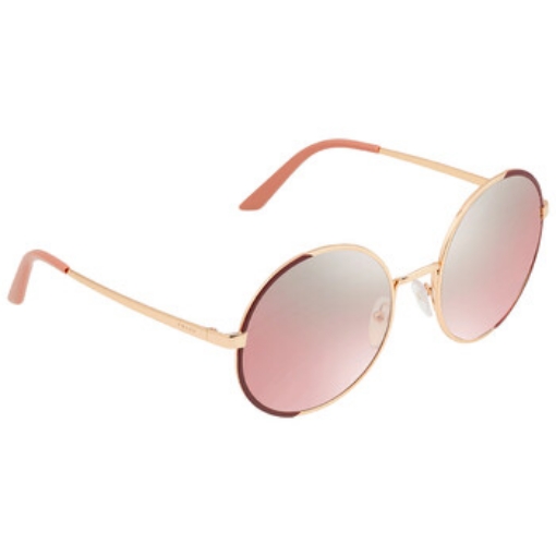 Picture of PRADA Dark Rose Mirror Round Ladies Sunglasses