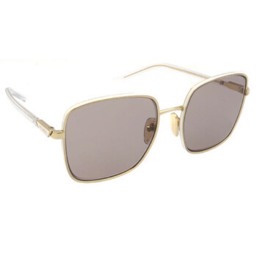 Picture of PRADA Light Purple Brown Rectangular Ladies Sunglasses