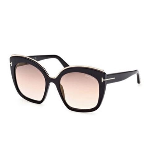 Picture of TOM FORD Chantalle Brown Mirror Butterfly Ladies Sunglasses