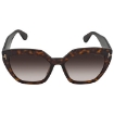 Picture of TOM FORD Gradient Roviex Square Ladies Sunglasses