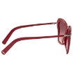 Picture of TOM FORD Leah Burgundy Gradient Square Ladies Sunglasses