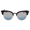 Picture of TOM FORD Alexandra Blue Mirror Cat Eye Ladies Sunglasses