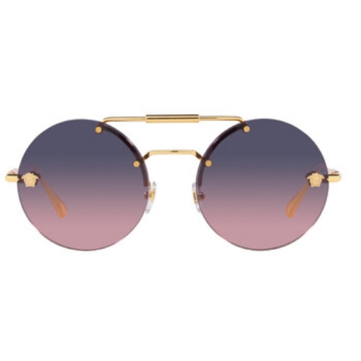 Picture of VERSACE Blue Gradient Pink Round Ladies Sunglasses