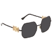 Picture of VERSACE Dark Gray Geometric Ladies Sunglasses