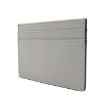 Picture of SMYTHSON Light Steel Leather Flat Card Holder