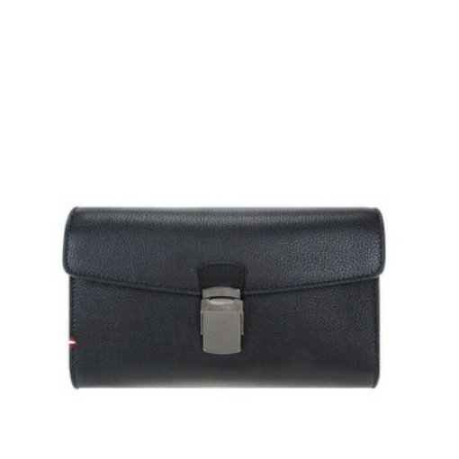 Picture of BALLY Men's Gully Black Leather Clutch