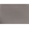 Picture of EMPORIO ARMANI Grey Logo-Embossed Leather Crossbody Bag