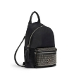 Picture of ROBERTO CAVALLI Black Studded Pocket Mini Backpack