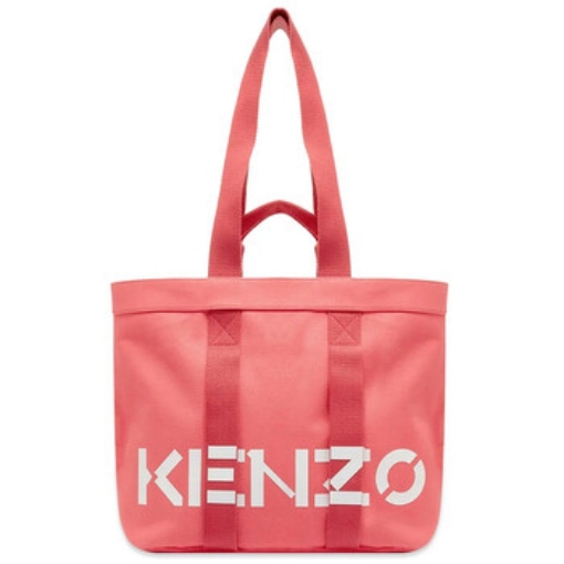 Picture of KENZO Men's Logo-print Tote Bag - Coral