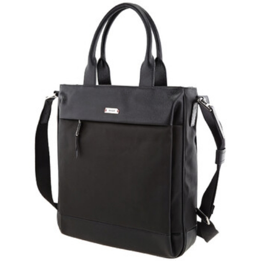 Picture of BALLY Men's Black Vogel Vilio Coated Canvas And Leather Tote