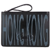 Picture of SALVATORE FERRAGAMO Hong Kong Logo Print Gancini Clutch