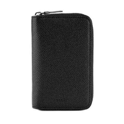 Picture of BALLY Men's Bitt Black Leather Key Case