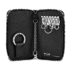 Picture of BALLY Men's Bitt Black Leather Key Case