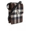 Picture of BURBERRY Men's Robin Check-pattern Bag in Brown