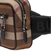 Picture of BURBERRY Brown Check-Print Belt Bag