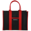 Picture of BALENCIAGA Leather And Canvas Logo Tote Bag