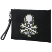 Picture of PHILIPP PLEIN Men's Black Skull-print Clutch Bag