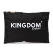 Picture of BURBERRY Medium Kingdom Print Cotton Pouch in Black