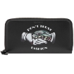 Picture of ROBERTO CAVALLI Zip-Around Sceen Print Leather Wallet