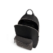 Picture of ROBERTO CAVALLI Men's Black Micro Studded Pocket Nylon Backpack