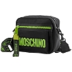 Picture of MOSCHINO Men's Logo Embossed Zipped Shoulder Bag