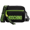 Picture of MOSCHINO Men's Logo Embossed Zipped Shoulder Bag